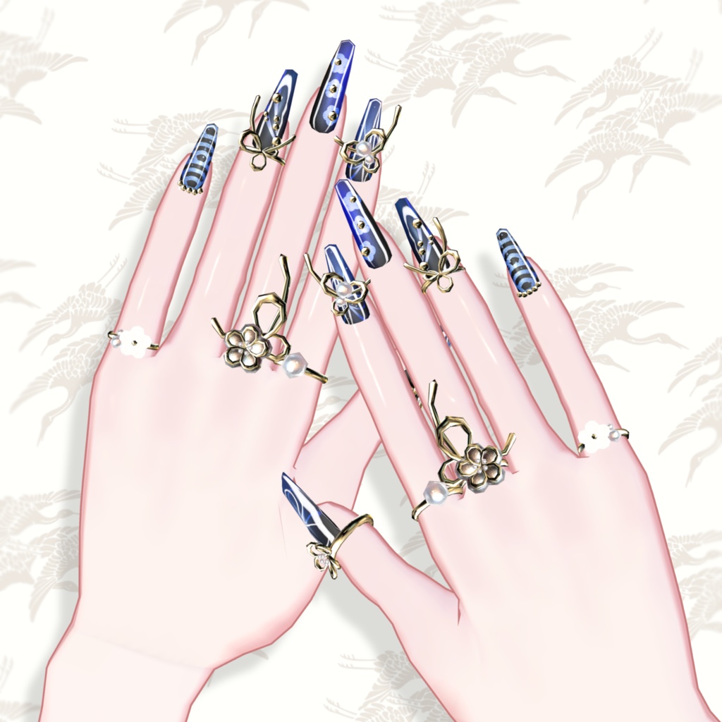 【brochiManac・Pochi】和風ネイル🎍J-style Nail&Ring