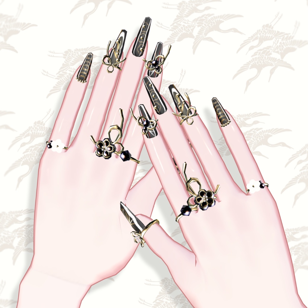 【brochiManac・Pochi】和風ネイル🎍J-style Nail&Ring