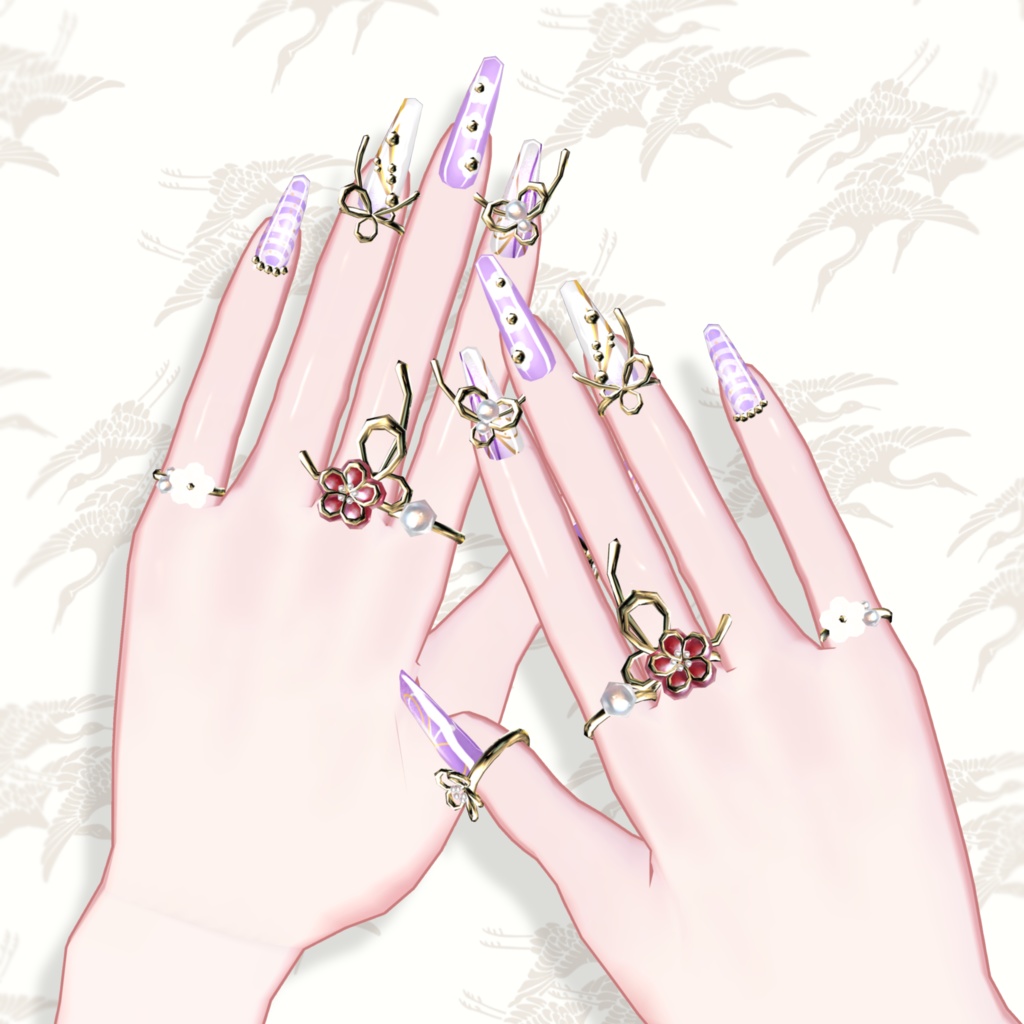 【brochiManac・Pochi】和風ネイル🎍J-style Nail&Ring