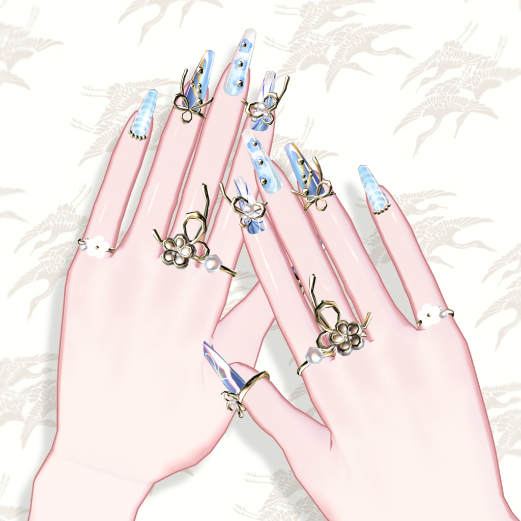 【brochiManac・Pochi】和風ネイル🎍J-style Nail&Ring