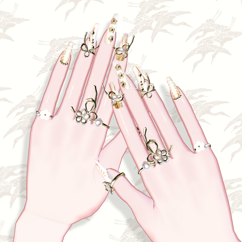 【brochiManac・Pochi】和風ネイル🎍J-style Nail&Ring