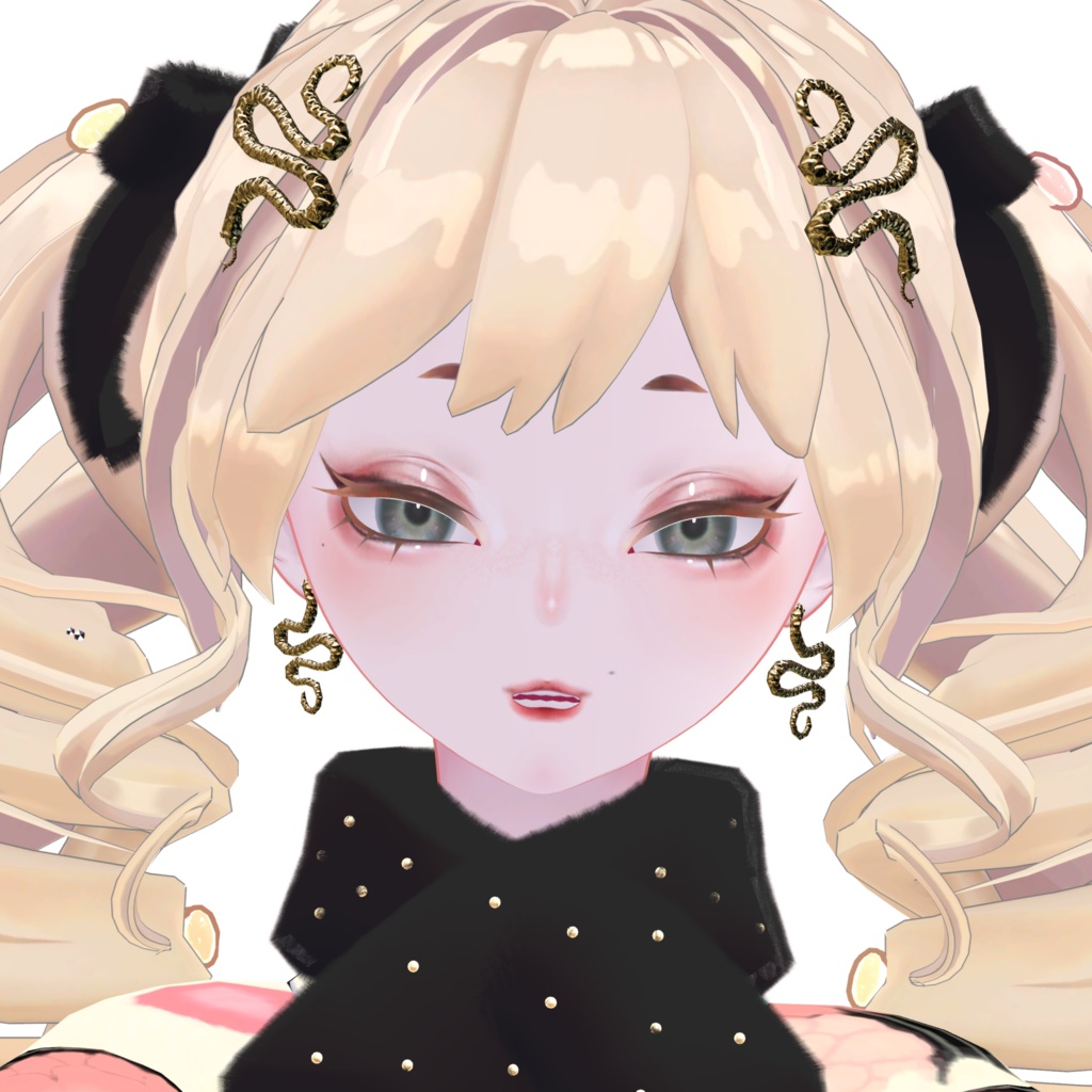 【ユリウス】ボルドーメイク&ドールアイ💞BordeauxMakeup&DollEyeTexture