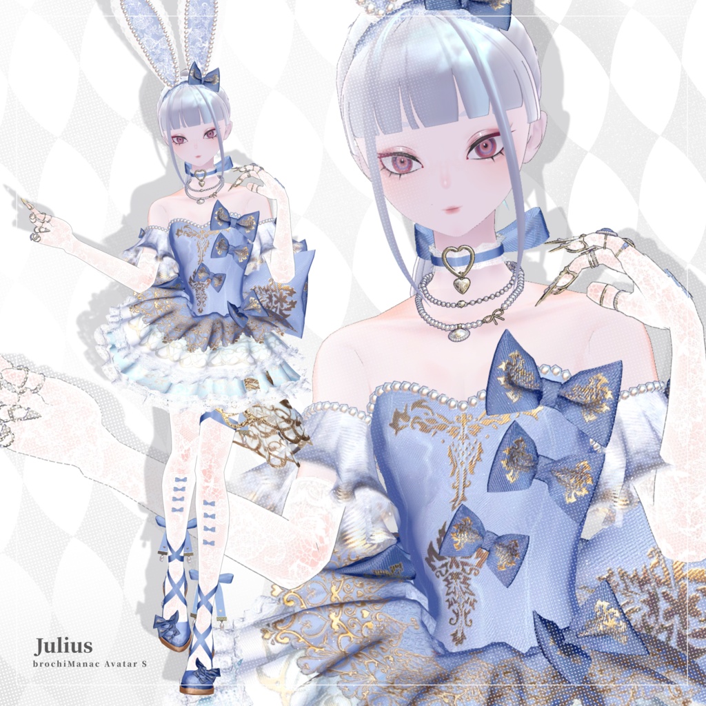 プリンセスバニードレス👯🎀【ブロキマナク・ポチ】