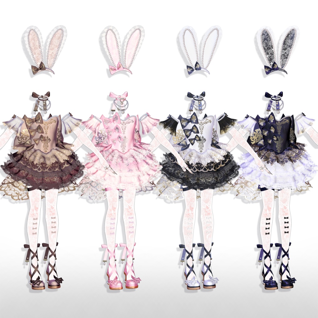 プリンセスバニードレス👯🎀【ブロキマナク・ポチ】