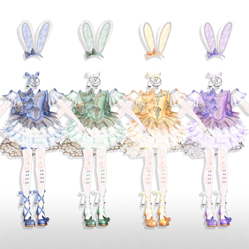 プリンセスバニードレス👯🎀【ブロキマナク・ポチ】