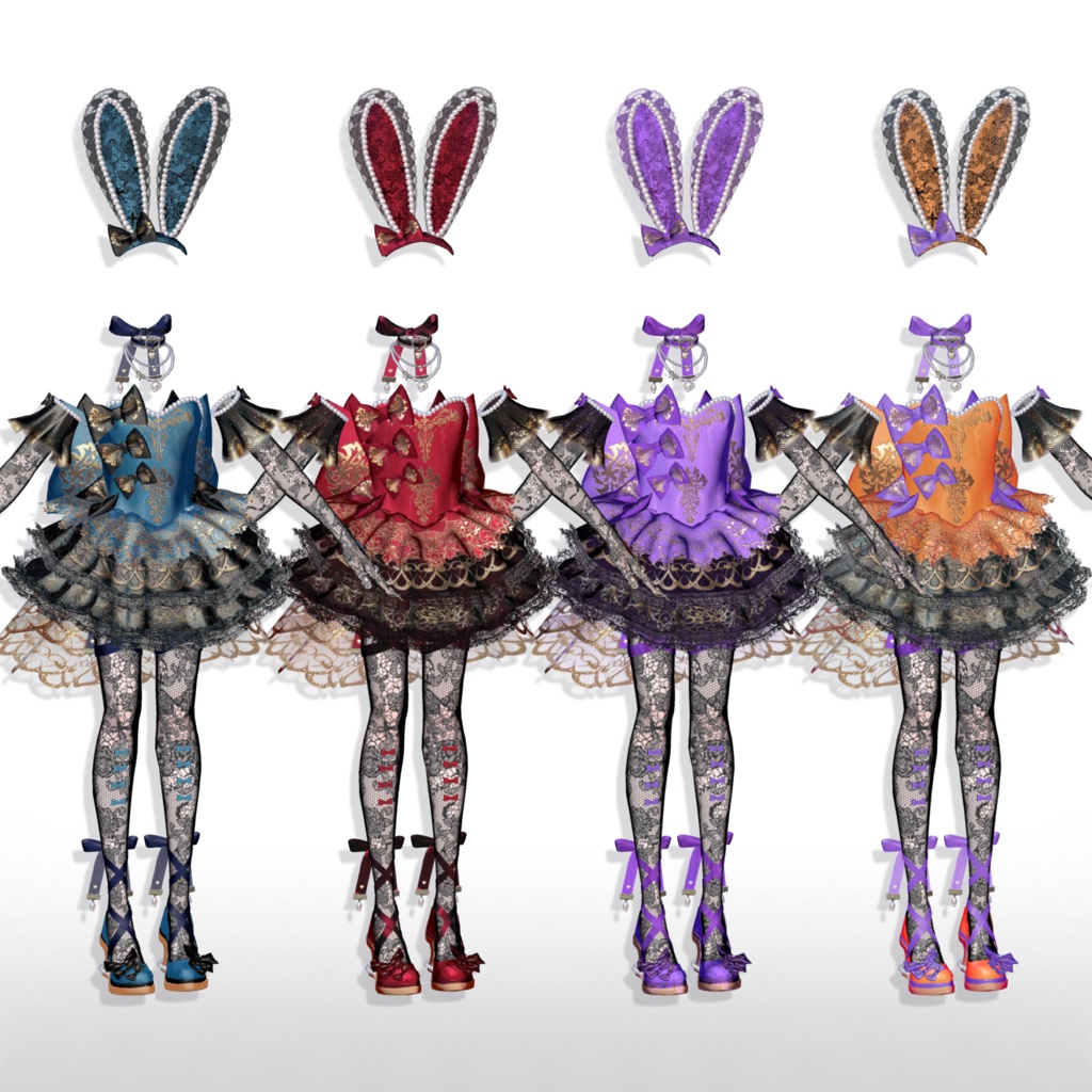 プリンセスバニードレス👯🎀【ブロキマナク・ポチ】