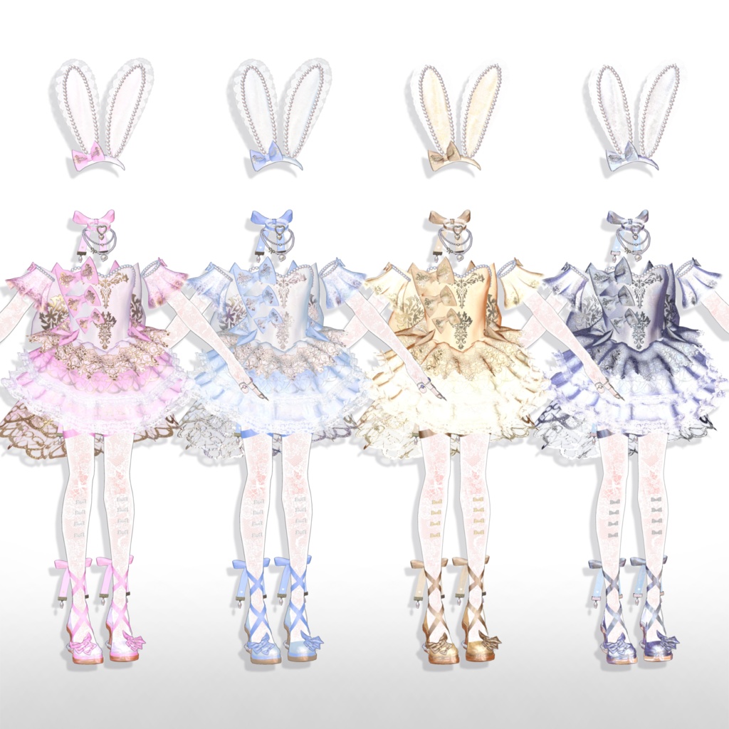 プリンセスバニードレス👯🎀【ブロキマナク・ポチ】