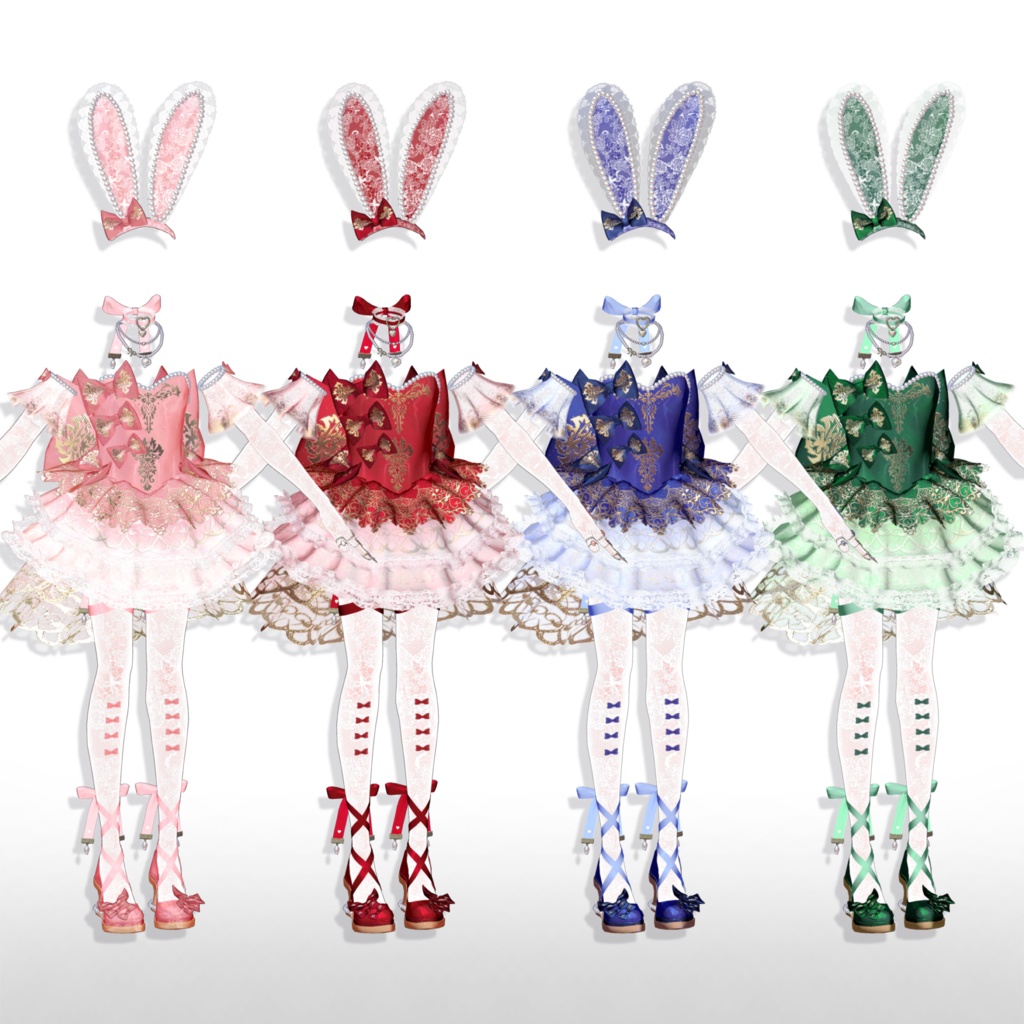 プリンセスバニードレス👯🎀【ブロキマナク・ポチ】