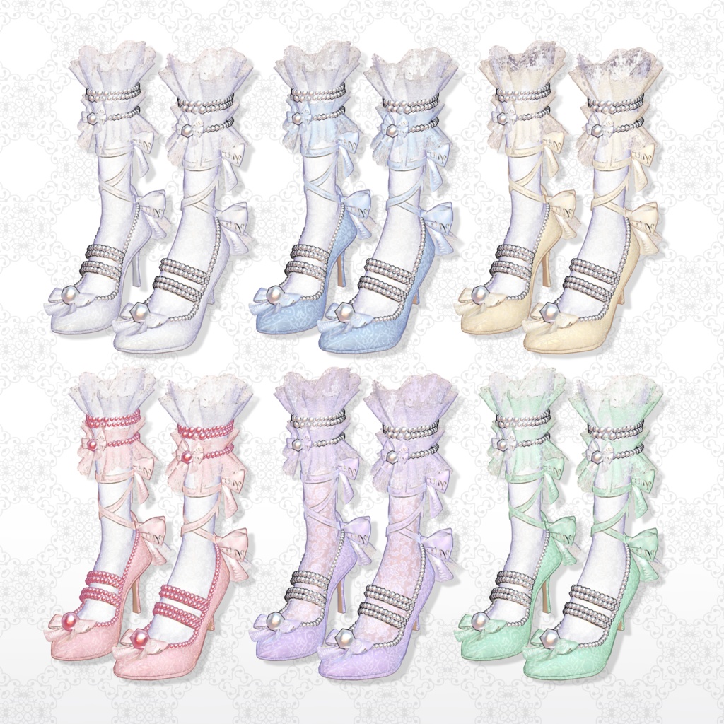 レースのヒール👠LacyHeels 【ブロキマナク・ポチ】