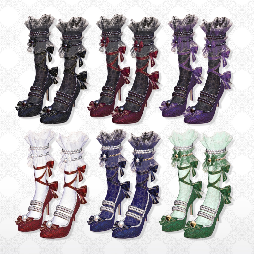 レースのヒール👠LacyHeels 【ブロキマナク・ポチ】