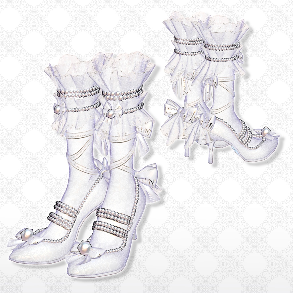 レースのヒール👠LacyHeels 【ブロキマナク・ポチ】