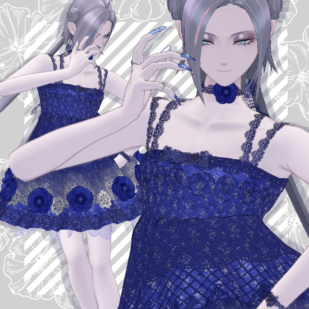 【無料FREE】サマーフラワーズドレス🌼【ブロキマナク・ポチ】