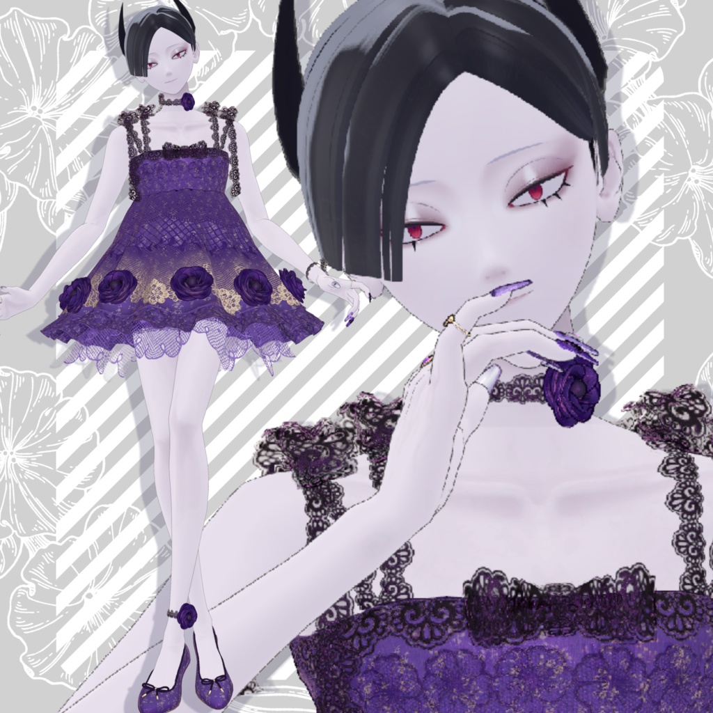 【無料FREE】サマーフラワーズドレス🌼【ブロキマナク・ポチ】