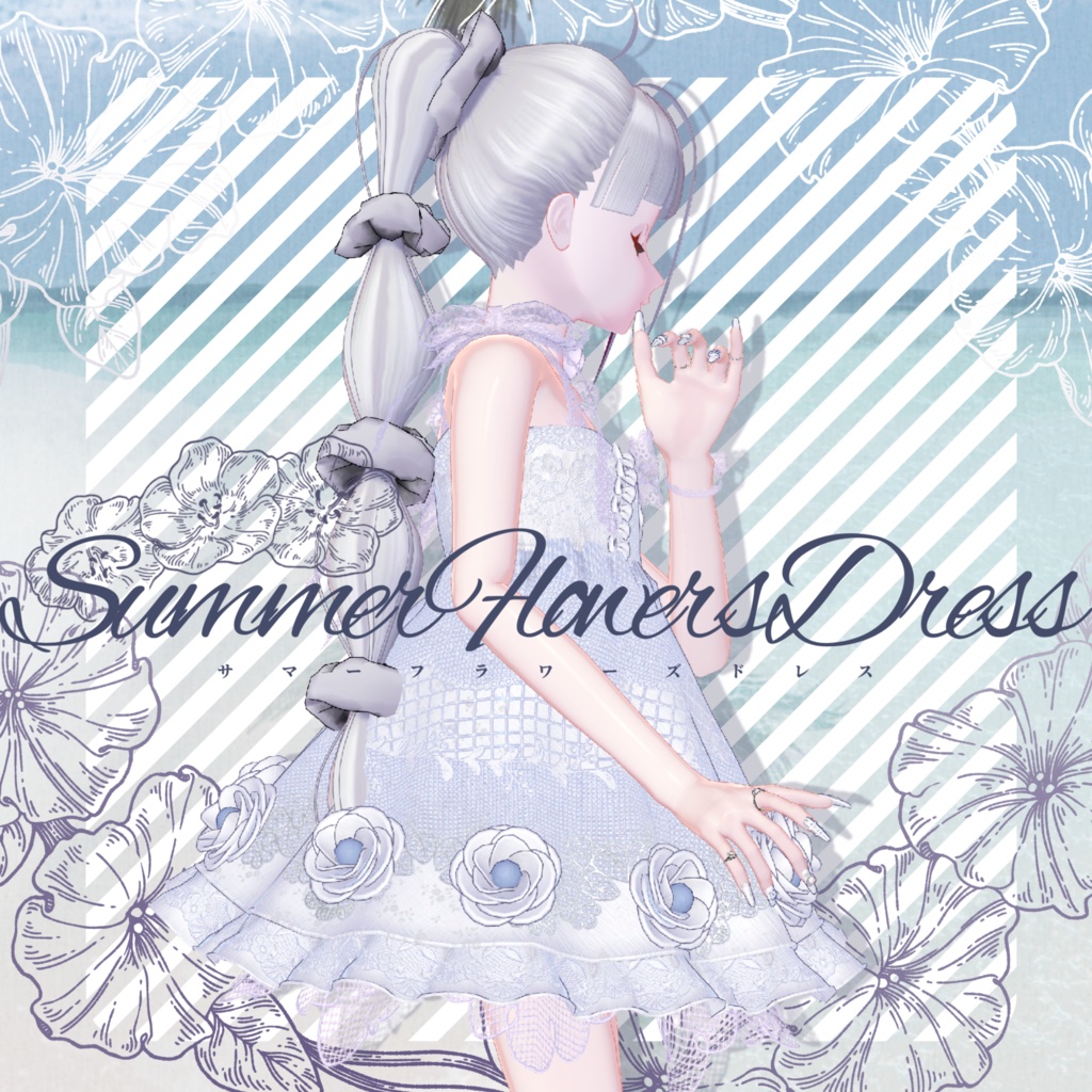 【無料FREE】サマーフラワーズドレス🌼【ブロキマナク・ポチ】