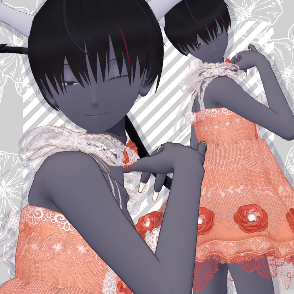 【無料FREE】サマーフラワーズドレス🌼【ブロキマナク・ポチ】