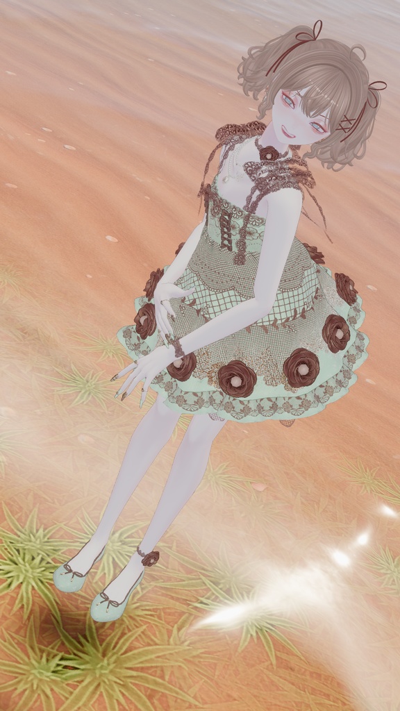 【無料FREE】サマーフラワーズドレス🌼【ブロキマナク・ポチ】