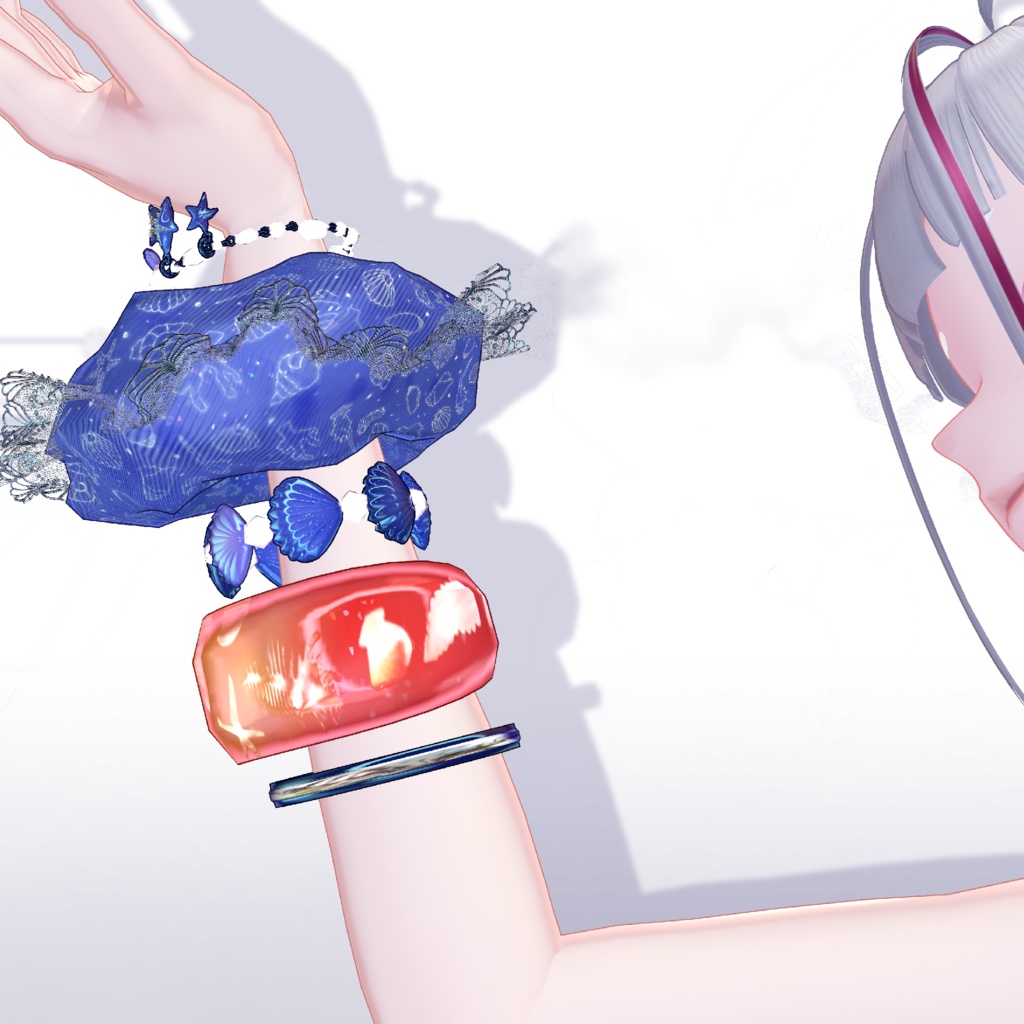 サマーブレスレット&シュシュ🧜♀️