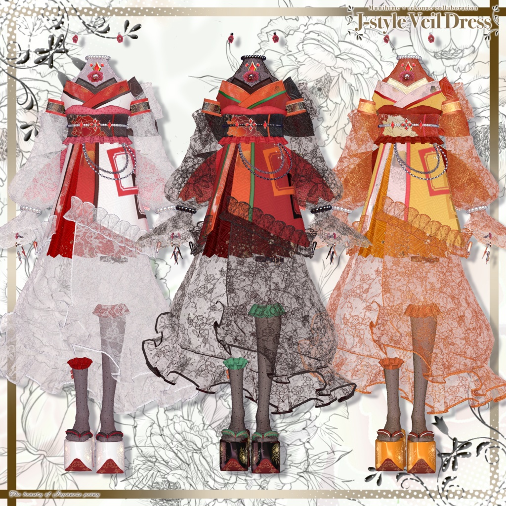 和風ベールドレス✨J-styleVeilDress【ブロキマナク】