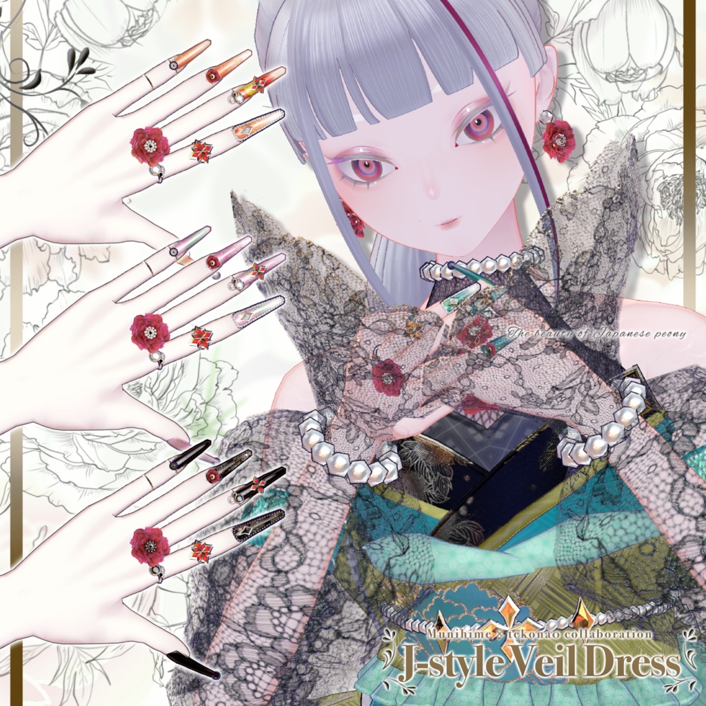 和風ベールドレス✨J-styleVeilDress【ブロキマナク】