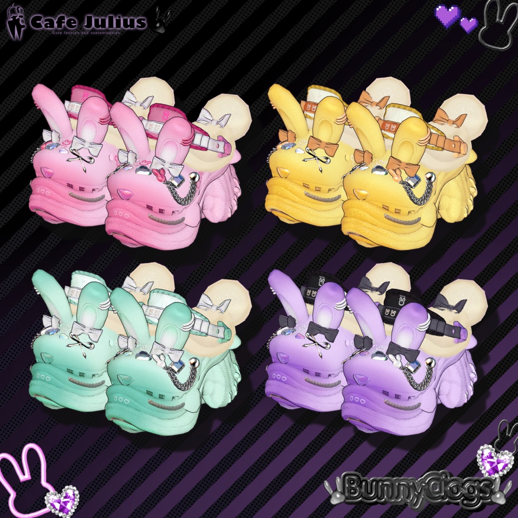 うさちゃんサンダル【2026年4月 #かふぇゆり にて無料Get!】