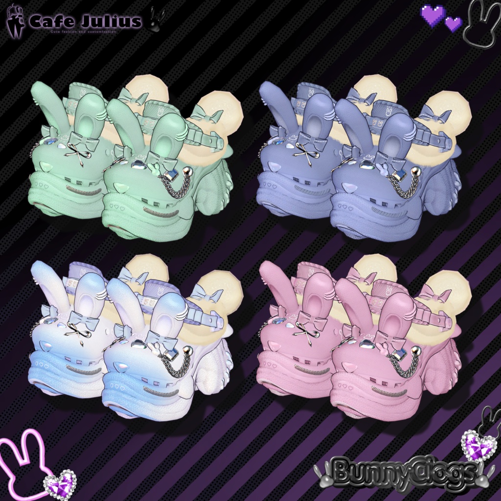 うさちゃんサンダル【2026年4月 #かふぇゆり にて無料Get!】