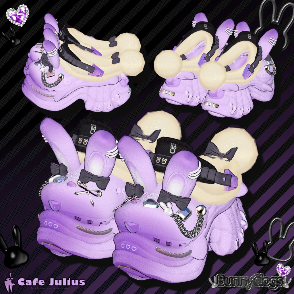 うさちゃんサンダル【2026年4月 #かふぇゆり にて無料Get!】