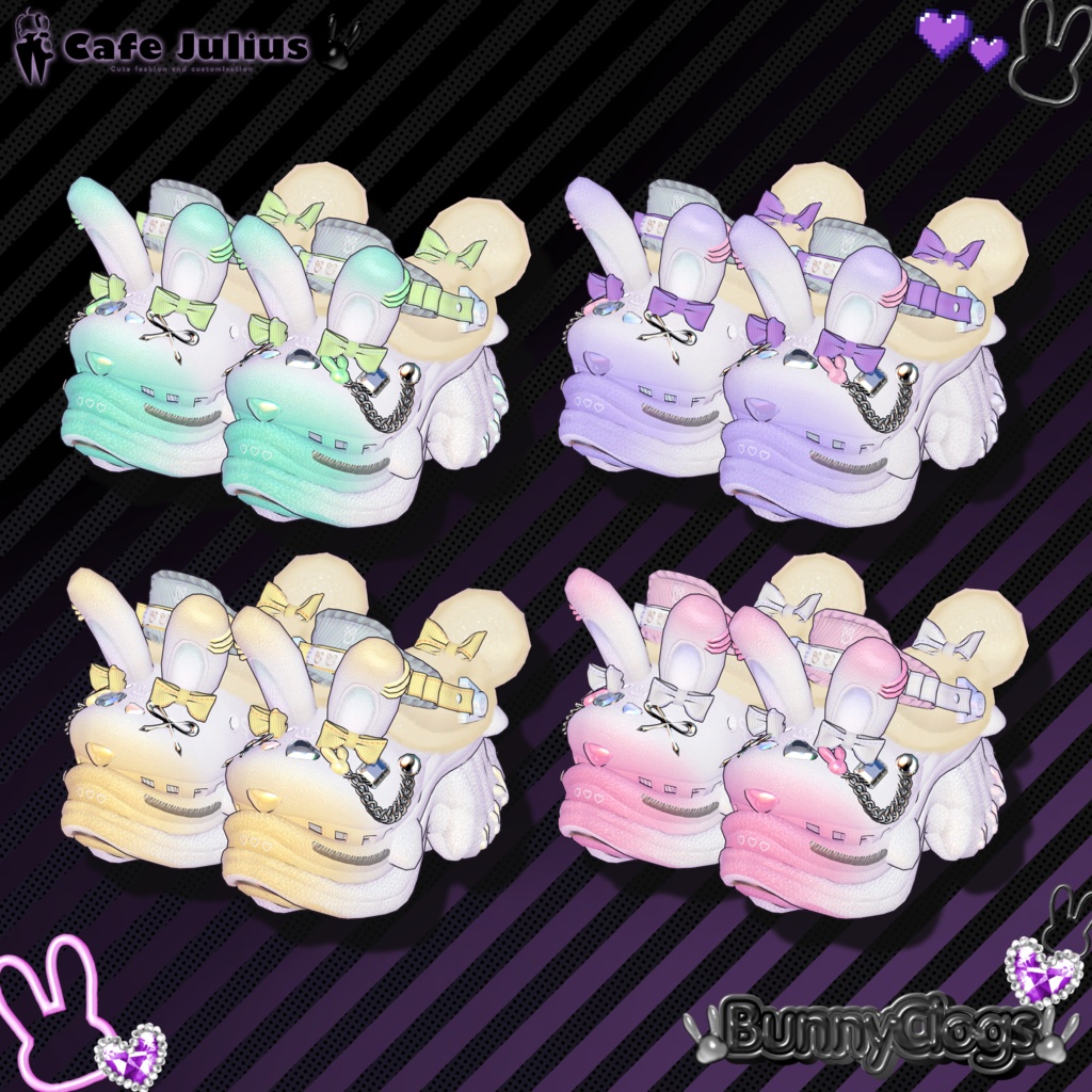 うさちゃんサンダル【2026年4月 #かふぇゆり にて無料Get!】