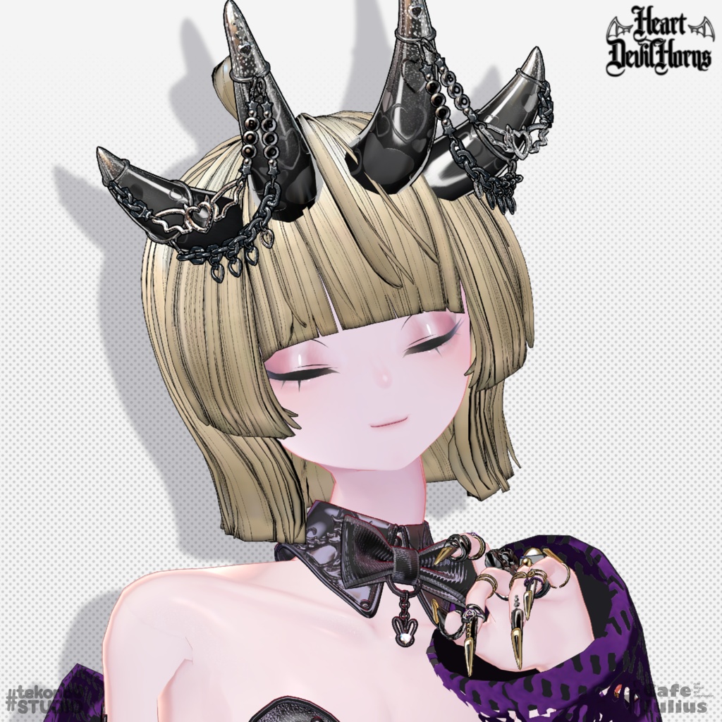 ハートデビルホーン👿【10月 #かふぇゆり で無料Getチャンス!】