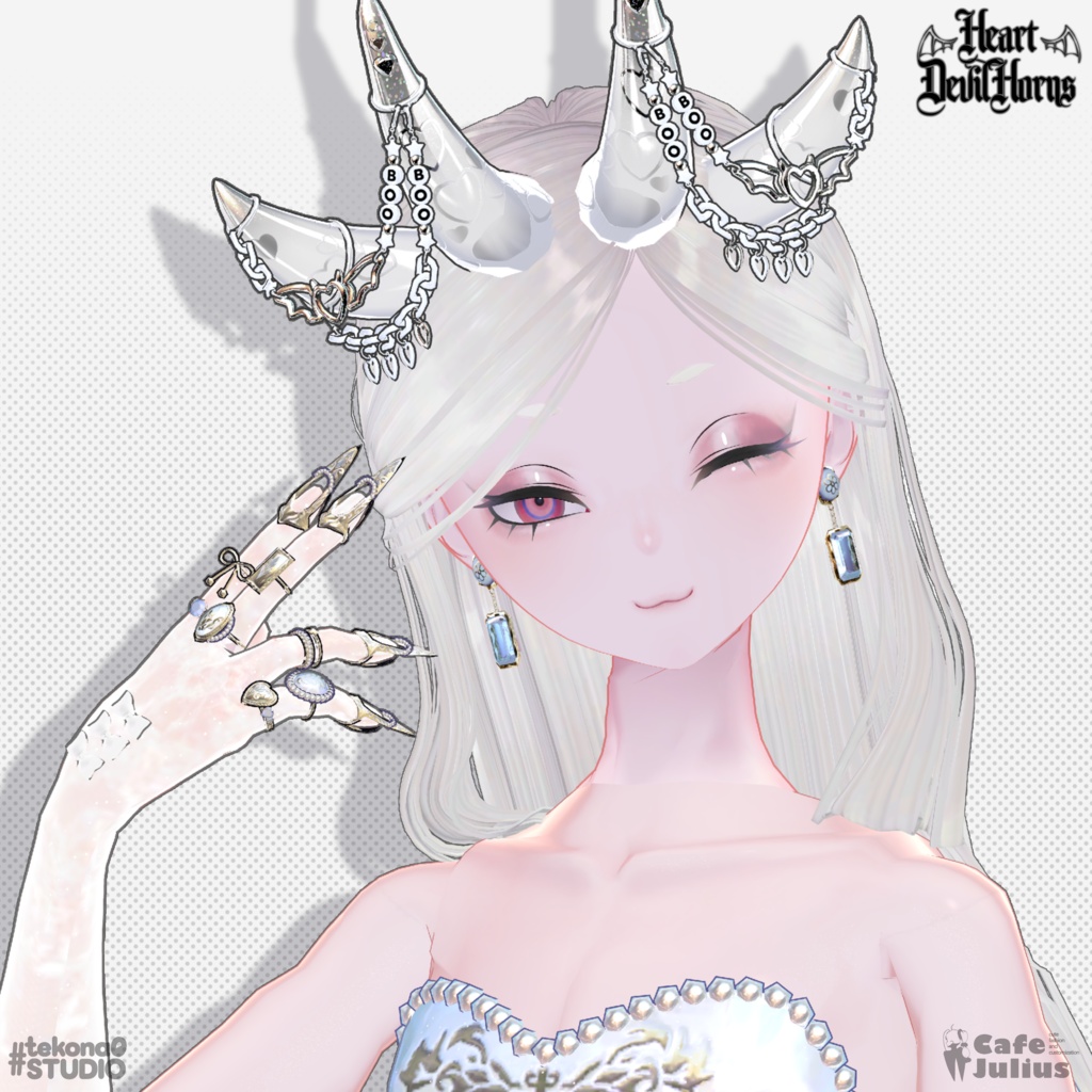 ハートデビルホーン👿【10月 #かふぇゆり で無料Getチャンス!】