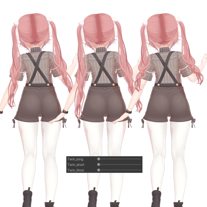 Downy Twintail【VRChat想定】