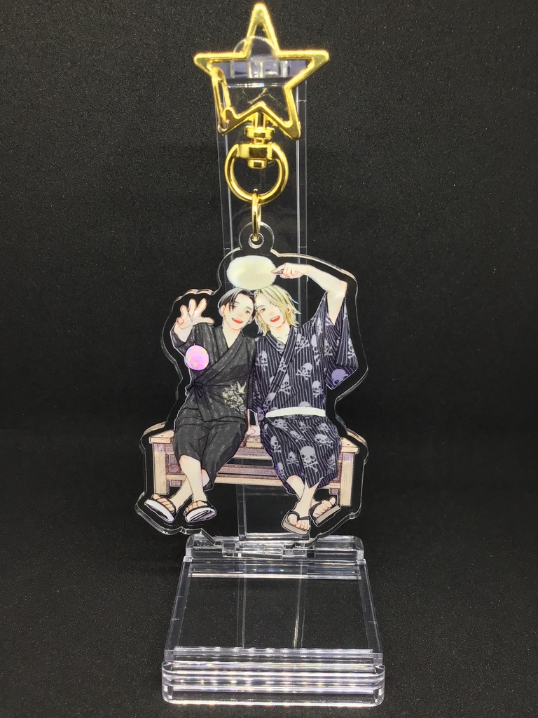 台座付きアクリルキーホルダーB(夏祭り)