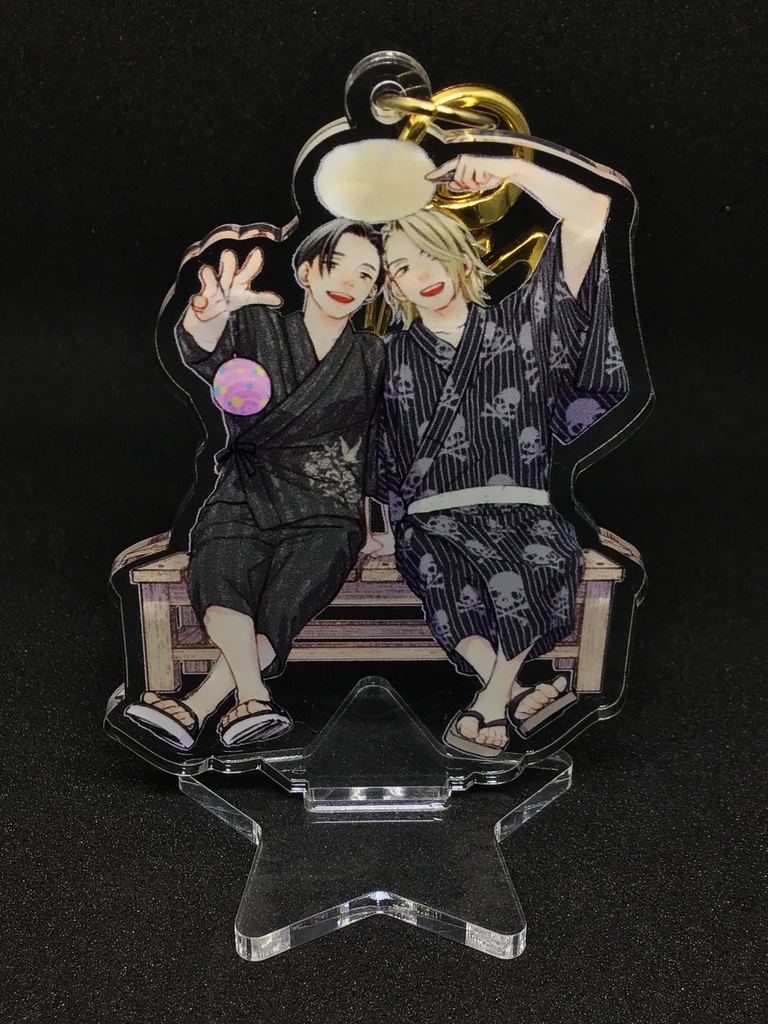 台座付きアクリルキーホルダーB(夏祭り)