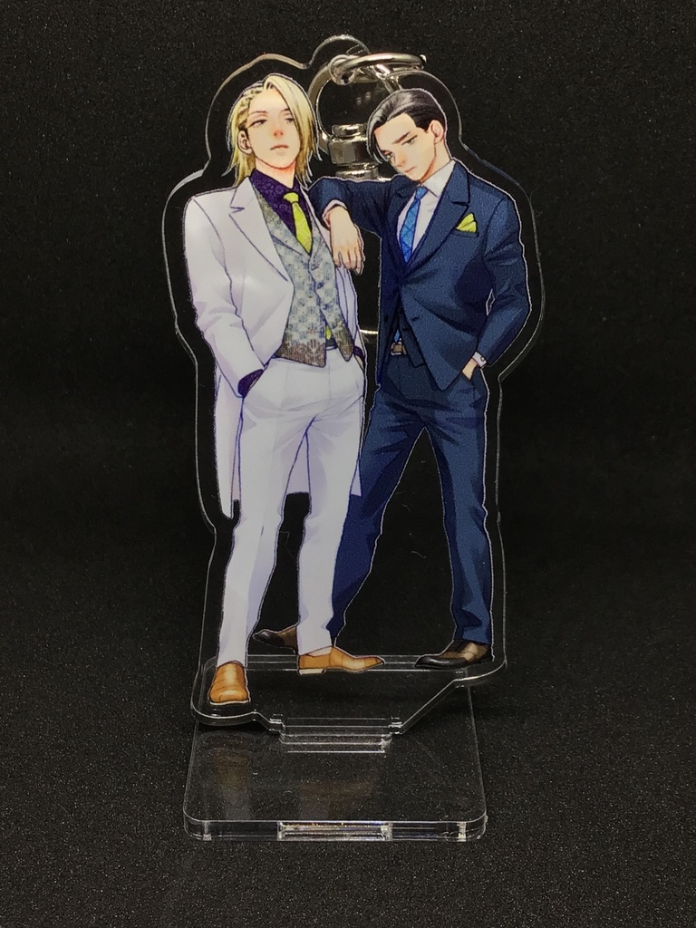 台座付きアクリルキーホルダーA(スーツ)