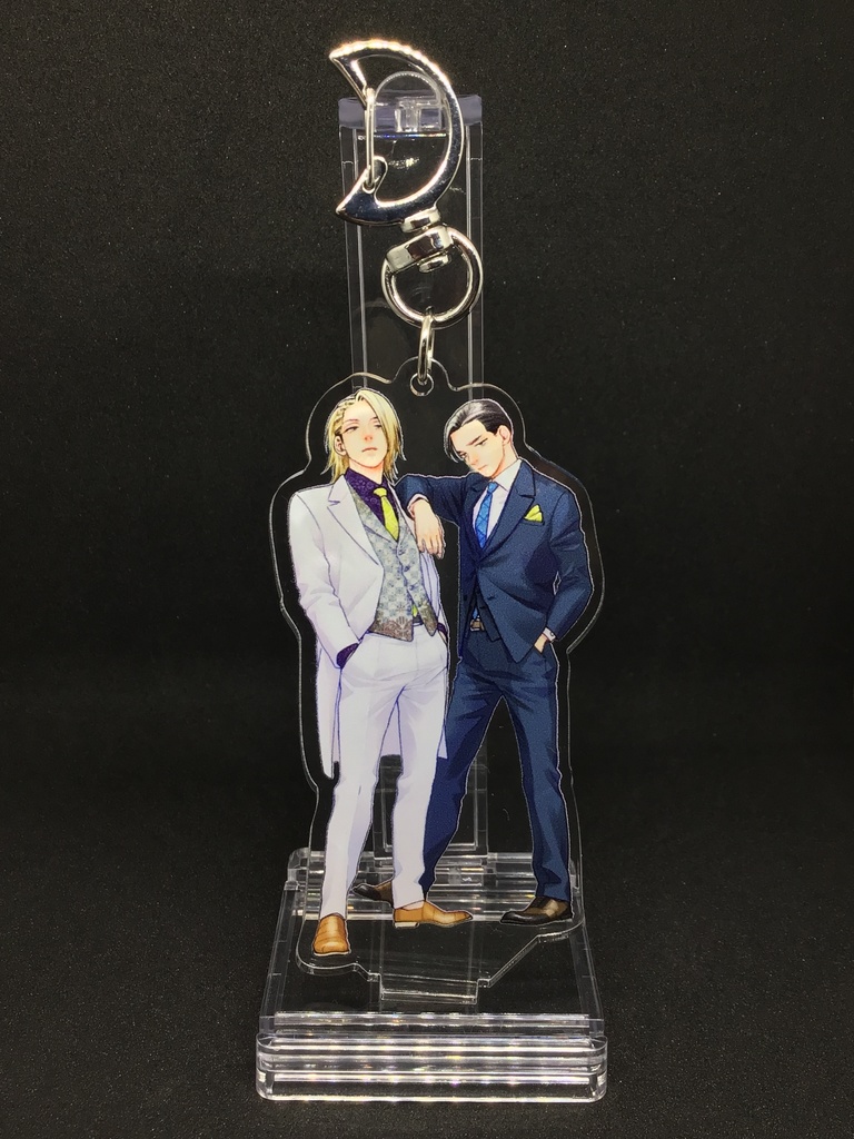 台座付きアクリルキーホルダーA(スーツ)