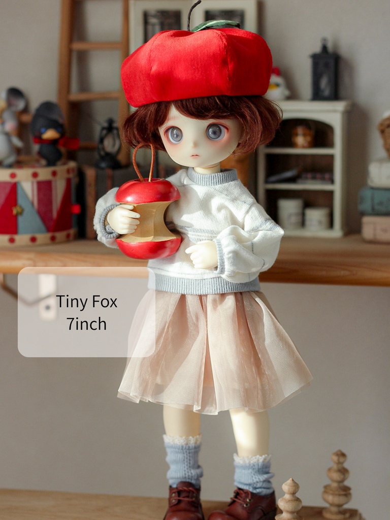 【1/6ドール】りんごベレー&お洋服set