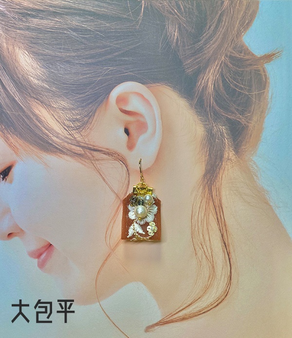 【とうらぶ】山姥切国広・大包平 インド刺繍リボンピアス