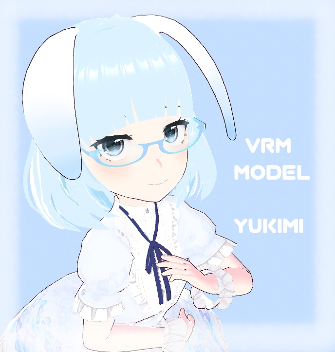 ＜YUKIMI＞オリジナル3Dモデル／VRM形式