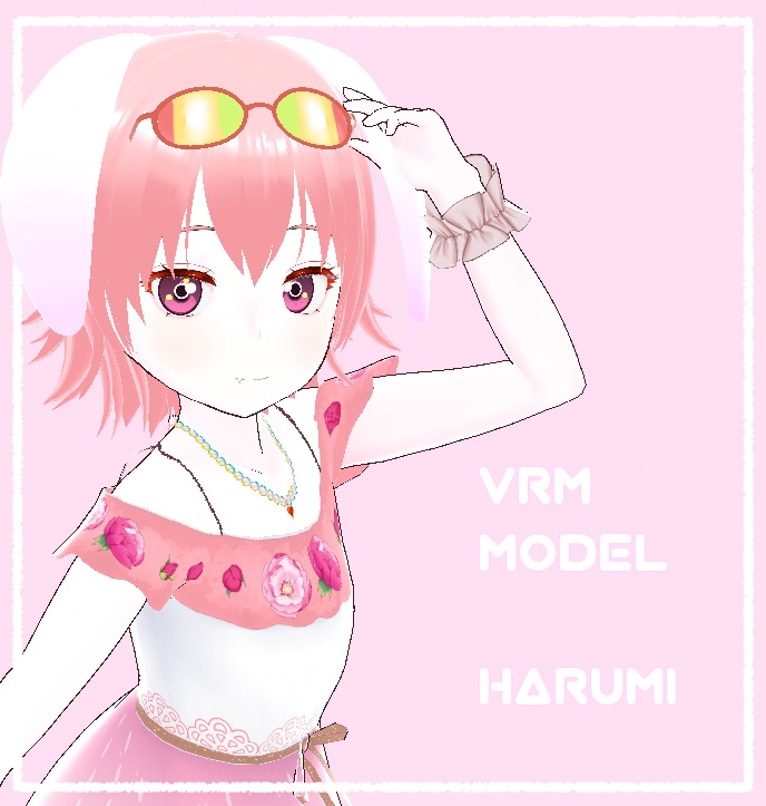 ＜HARUMI＞オリジナル3Dモデル／VRM形式
