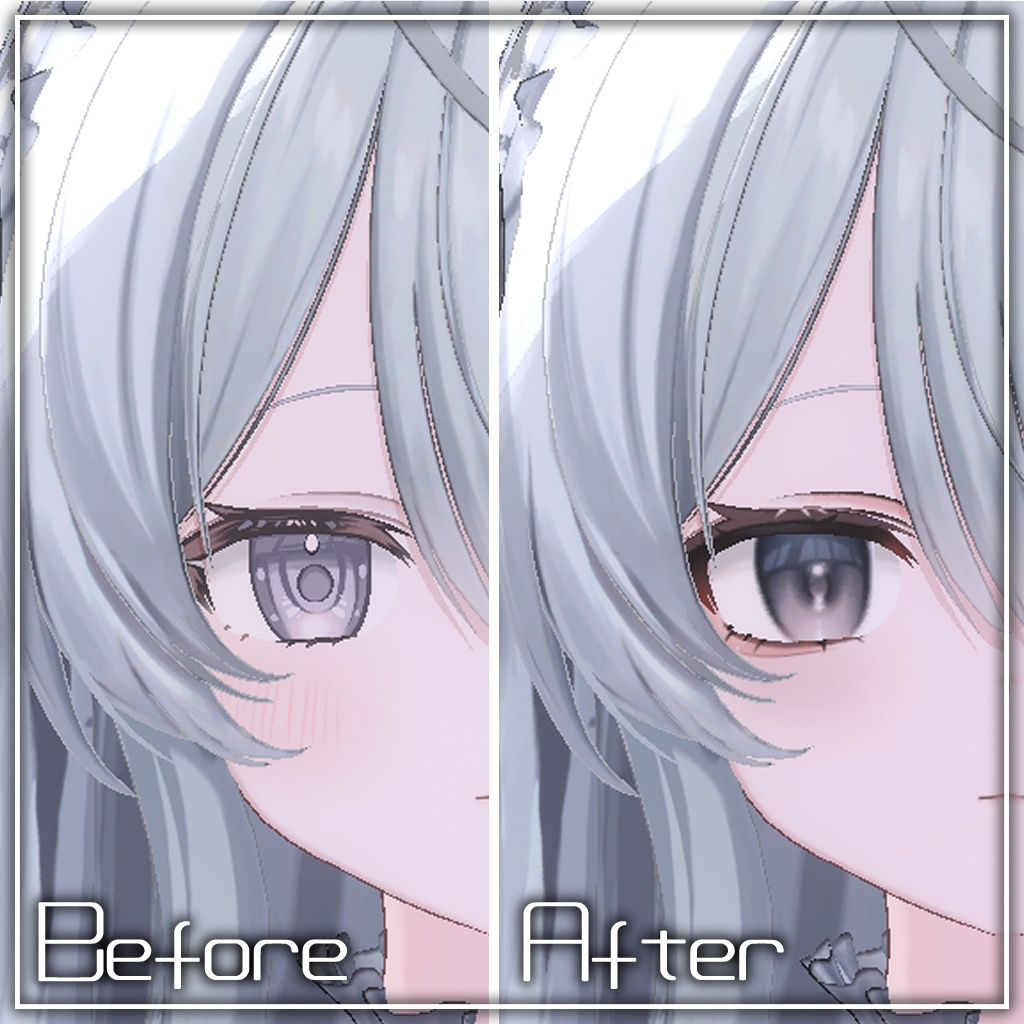 【Wendy】大人しめMakeup & Eyetexture【18 Colors】