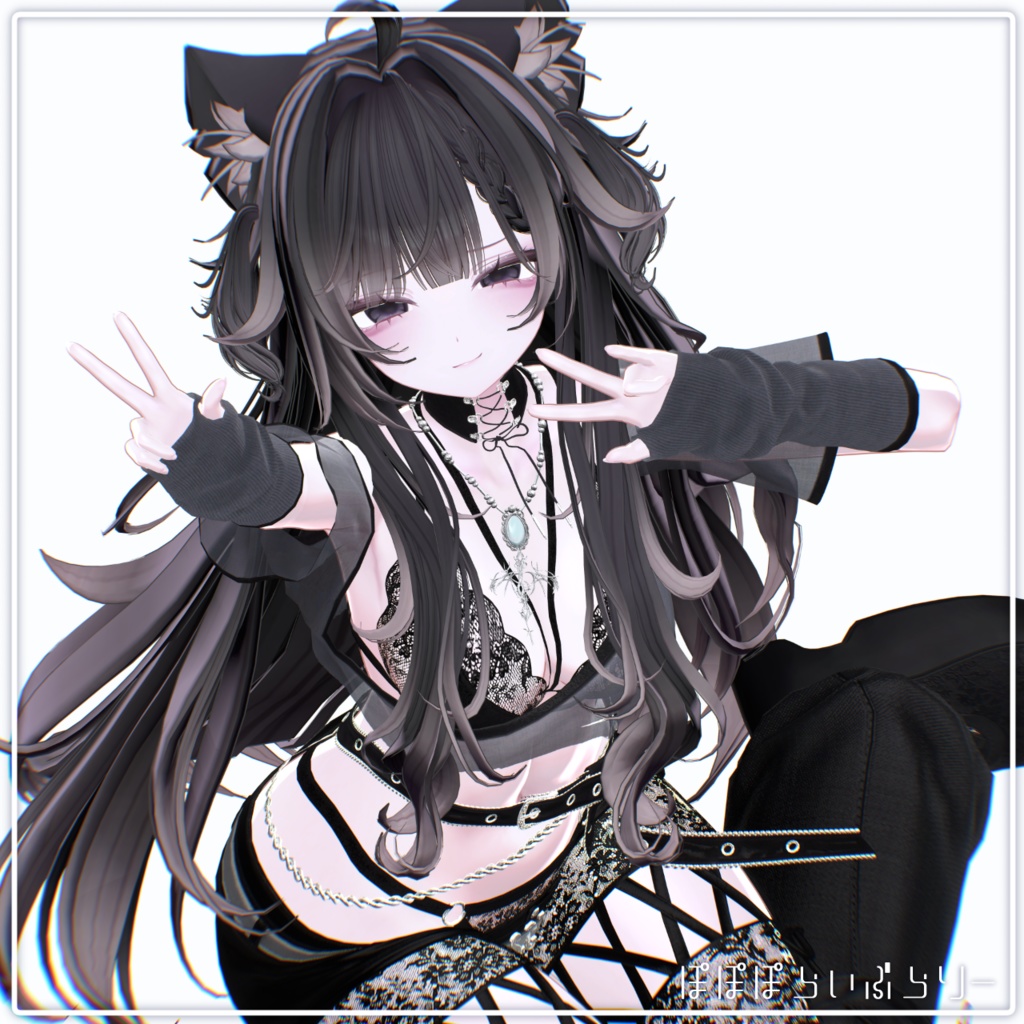 販売記念セール!【まよ/Mayo】Bitter doll makeup & body & eye Texture & Blendshape + Face Anim