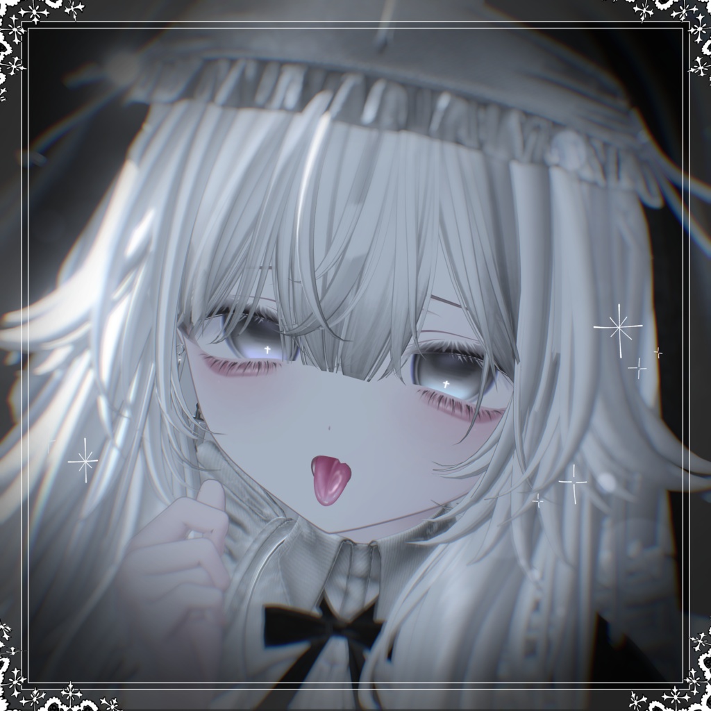 24h無料配布あり!セール中!【Chocolat/ショコラ】Dusty pearl makeup & eye texture & Blendshape + Face Anim