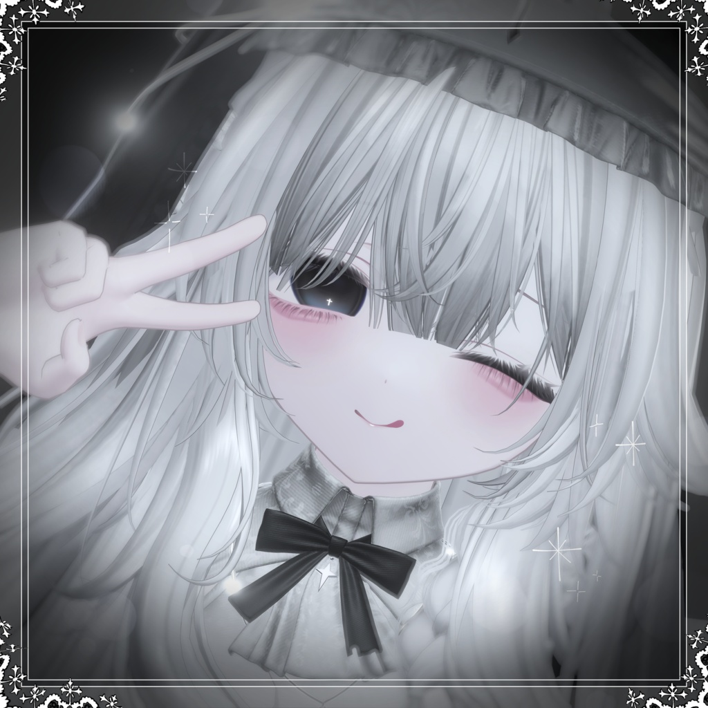 24h無料配布あり!セール中!【Chocolat/ショコラ】Dusty pearl makeup & eye texture & Blendshape + Face Anim