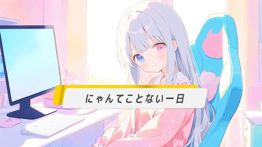 【まったり/勉強用/作業用/配信用】にゃんてことない一日