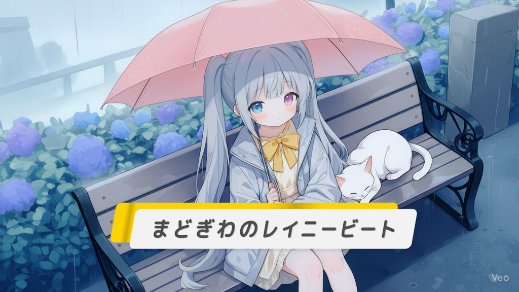 【フリーBGM/まったり/作業用/勉強用】まどぎわのレイニービート
