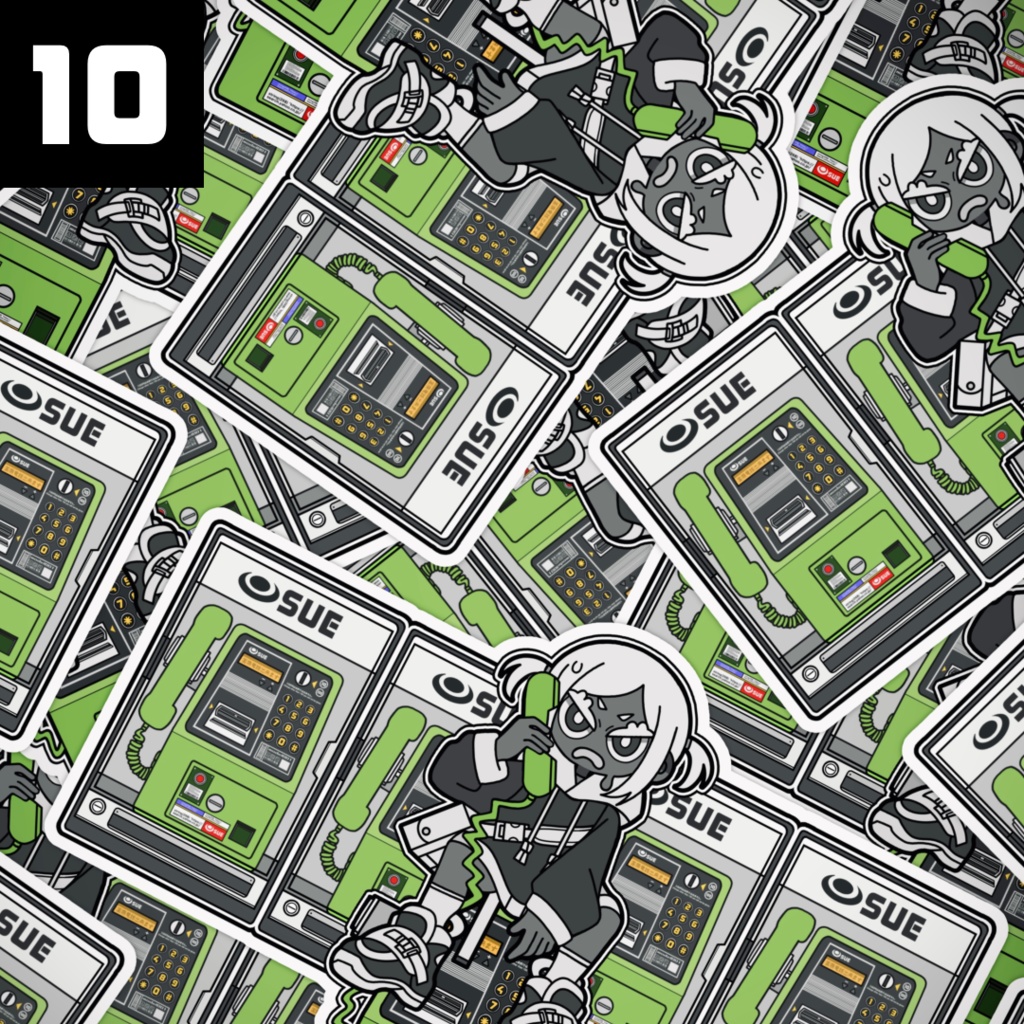 SUE .ステッカー