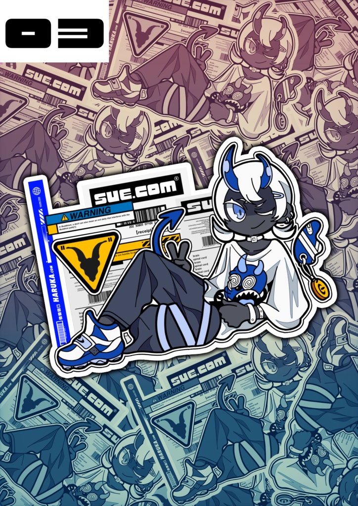 SUE.ステッカー2