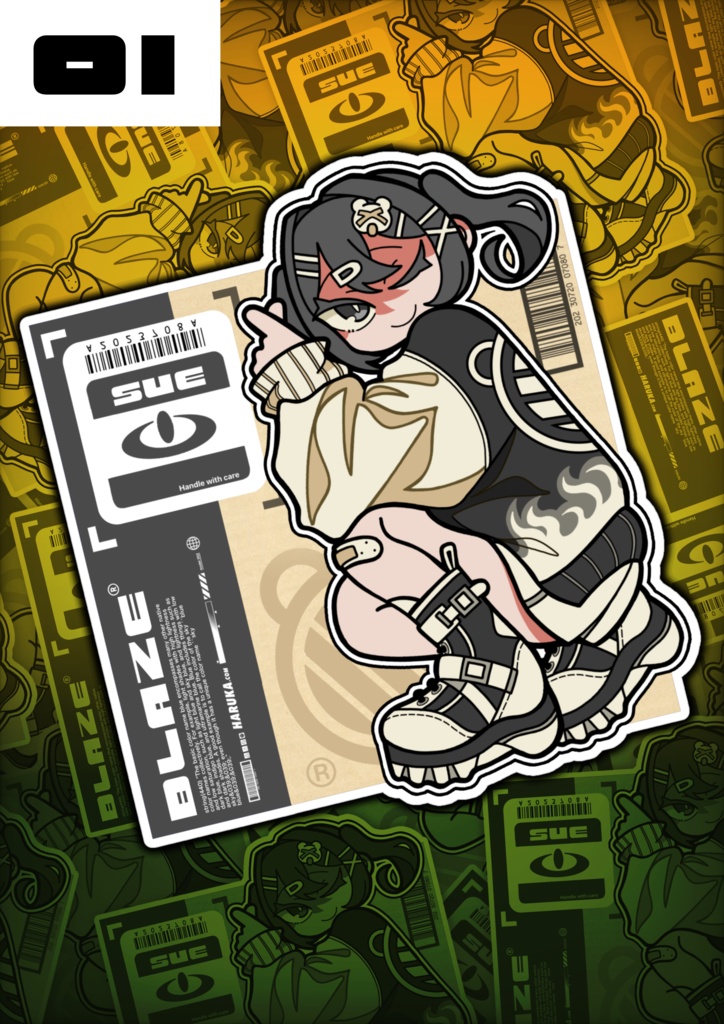 SUE.ステッカー2