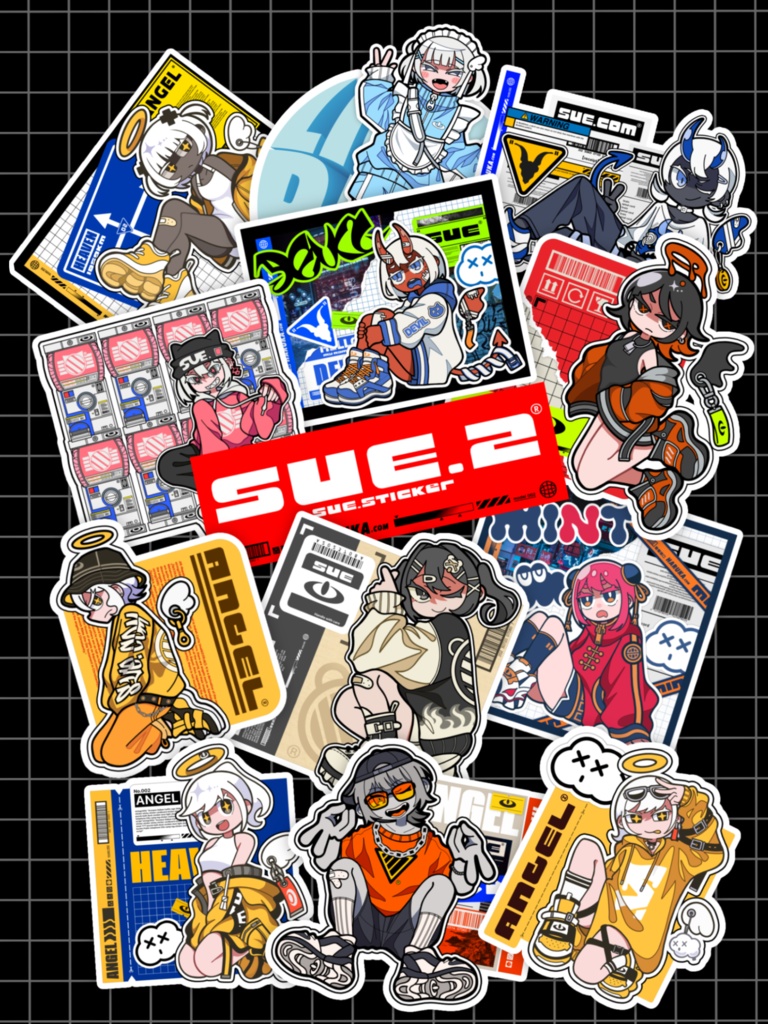 SUE.ステッカー2