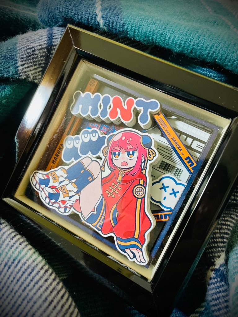 ミントちゃんシャドーボックス
