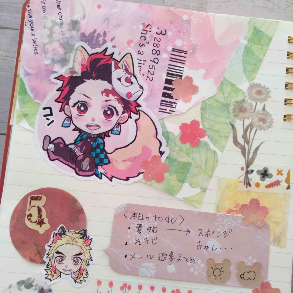 『新作』猗窩座 童磨【鬼滅の刃】同人ステッカー 富岡 炭治郎 煉獄 甘露寺 玄弥